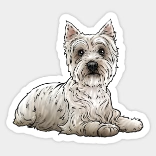 West Highland Terrier Dog Westie Sticker